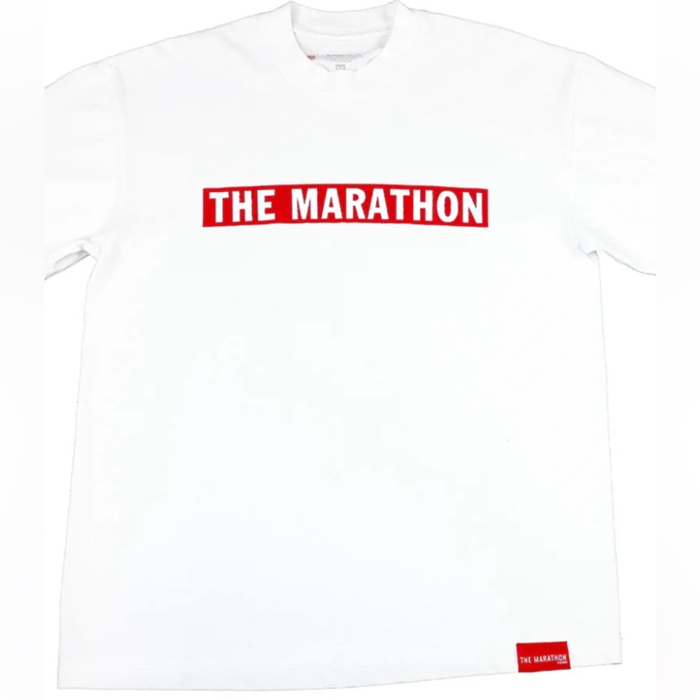The Marathon Clothing Limited Edition Bar T-Shirt•White• Size Small